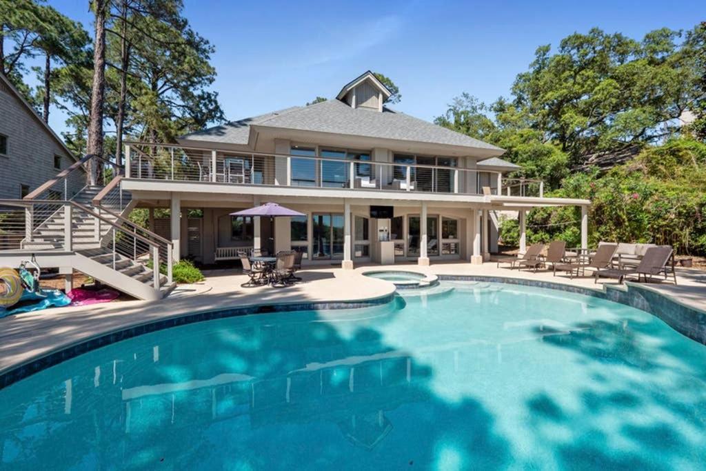 7 Black Duck - Top Notch Views & Amenities In A Private Oceanfront Oasis Хилтон-Хед-Айленд Экстерьер фото